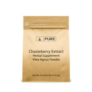 Pure Original Ingredients chasteberry extract bottle for a convenient daily herbal routine.