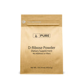 Pure Original Ingredients D-Ribose powder in a jar for easy daily use.