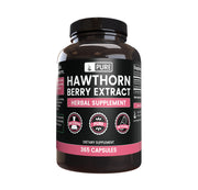 Pure Original Ingredients Hawthorn Berry Extract bottle supports daily wellness.