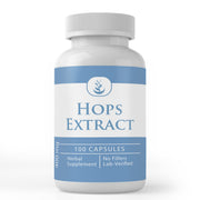PURE ORIGINAL INGREDIENTS hops extract bottle with pure additive-free capsules for daily wellness