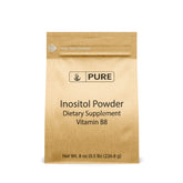 Pure Original Ingredients Inositol powder bottle front, emphasizing pure formula for daily wellness