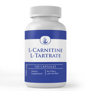 Pure Original Ingredients L-Carnitine L-Tartrate capsules closeup showing purity