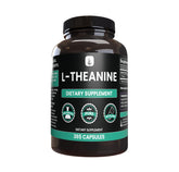 PURE ORIGINAL INGREDIENTS L-Theanine bottle promotes daily calm and focus.
