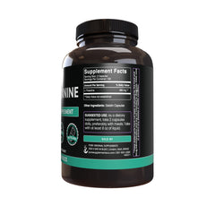PURE ORIGINAL INGREDIENTS L-Theanine packaging front highlights long supply option.