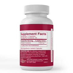 PURE ORIGINAL INGREDIENTS NAC capsules closeup highlighting single-ingredient purity