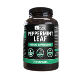Pure Original Ingredients Peppermint Leaf capsules bottle front highlights purity for daily use.