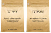 PURE ORIGINAL INGREDIENTS Sea Buckthorn bottle pour highlights tart berry flavor for daily use