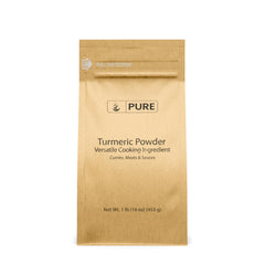 Pure Original Ingredients turmeric powder in an eco bag for sustainable cooking