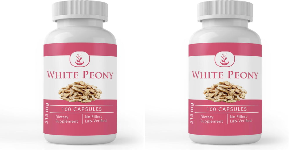 Pure Original Ingredients White Peony capsules bottle for convenient daily wellness.