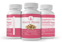 Pure Original Ingredients White Peony label detail emphasizes purity and lab verification.