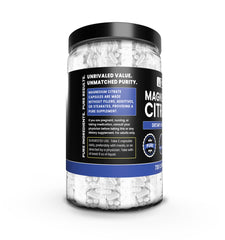 Pure Original Magnesium Citrate label shows Lab Verified for quality.