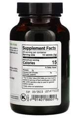 Close-up of Pure Planet Chlorella tablets highlighting convenient daily dosage