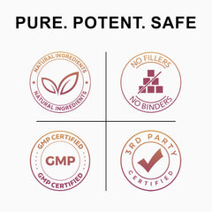 Pure Prana Glutathione 300mg bottle label closeup highlighting premium ingredients.