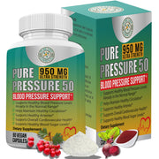 Pure Pressure 50 bottle with beet root capsules for healthy circulation