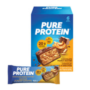 Pure Protein Bars gluten-free chocolate peanut butter 50g bar; convenient energy snack