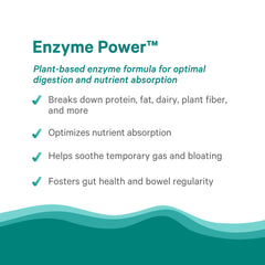 Pure Synergy Enzyme Power ingredients label showing nattokinase and bromelain as actives.