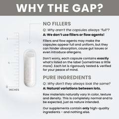 Bottle on counter suggests a convenient daily mineral routine