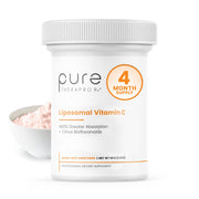 Pure Therapro Rx liposomal vitamin C powder bottle for easy daily use.