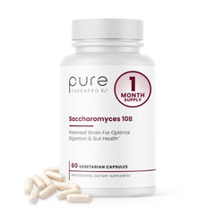 Pure TheraPro Rx Saccharomyces boulardii bottle for gut balance support