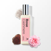 Purefittech Rose Cashmere roll-on perfume bottle showing rich scent for all-day charm