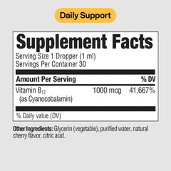PureFormulas B12 drops sublingual dispense for quick absorption
