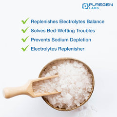 Puregen Labs Sodium Chloride tablets isotonic solution ready for hydration