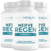 PUREHEALTH Nerve Regen bottle front promotes daily nerve wellness