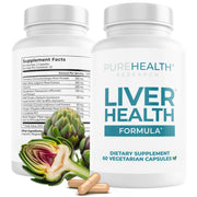 PureHealth Research Liver Health bottle with artichoke extract for detox support