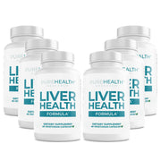PureHealth Research Liver Health Detox bottle front with clear label for easy reference