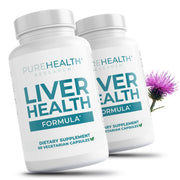 PureHealth Research Liver Health bottle front view for daily detox support.