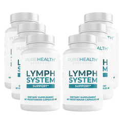 PureHealth Research Lymph System Support bottle for daily wellness and detox support