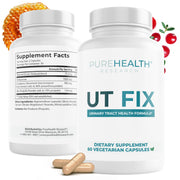 PUREHEALTH RESEARCH UT Fix bottle highlights urinary health support for daily wellness