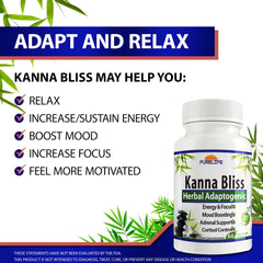 PureLife Kanna Bliss capsules offer convenient, vegetarian energy and calm.