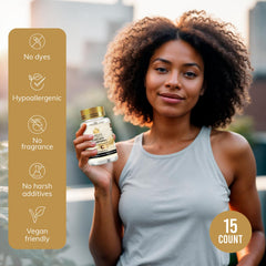 PureLux daily balance concept illustrated in product imagery.