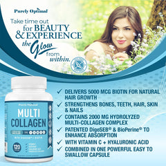 Purely Optimal DigeSeb absorbed graphic suggesting enhanced collagen uptake.