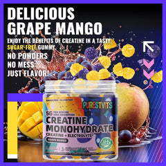 PURESTVITS grape mango flavor close-up illustrating tasty training support