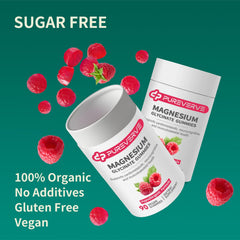 Pureverve Magnesium Glycinate Gummies serving packets arranged for daily use.