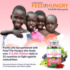 Purify Life 90 gummies bottle showcases extended 45-day supply.