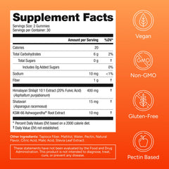 Purify Life Shilajit gummies USA-made packaging signals quality and safety.