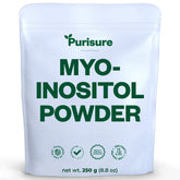 Purisure Inositol Powder 250g tub ready for daily energy and focus support.