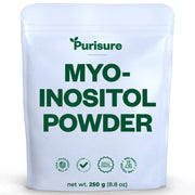 Purisure Inositol Powder 250g tub ready for daily energy and focus support.