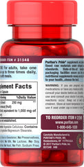 Puritan's Pride Tart Cherry Extract tablet close-up for easy daily use.