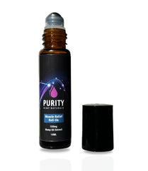 Purity Hemp Naturals roll-on relief-spot targets sore joints and muscles.