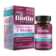 Purity Products MyBiotin ProClinical bottle front view for hair and skin support.