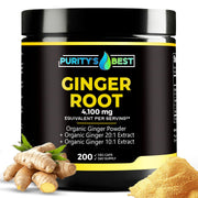 Purity`s Best Ginger Root Capsules bottle ready for daily wellness.