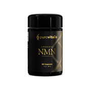 PUROVITALIS Liposomal NMN bottle with 60 vegan capsules for daily energy support