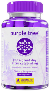 Purple Tree post-celebration bottle pour for balanced after-party routines