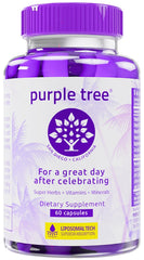 Purple Tree post-celebration bottle pour for balanced after-party routines