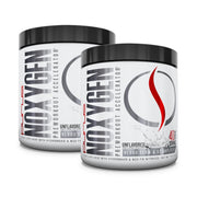 Purus Labs NOXYGEN powder in an unflavored bottle for workouts.
