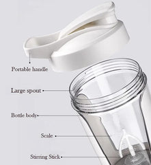 Puxitri USB rechargeable shaker for gym and travel